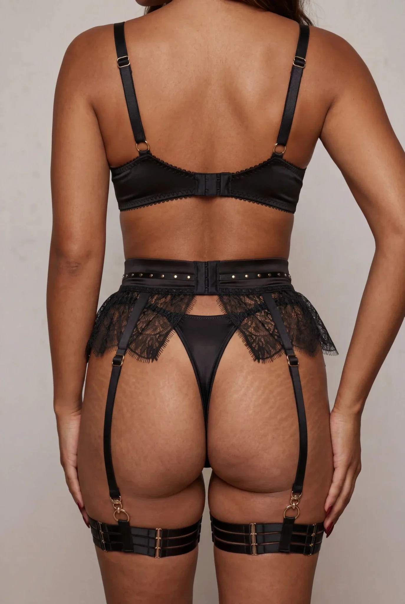 Women's five-piece lingerie set - SORENTO Blue  - Image 2